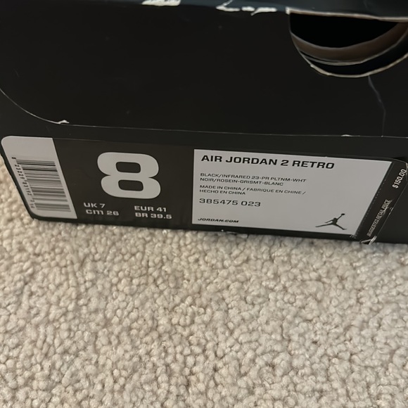 Air Jordan 2 retro men’s size 8 - Picture 5 of 5